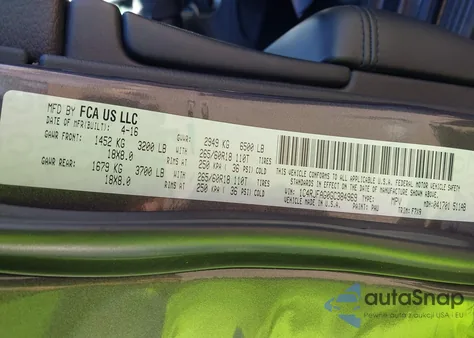 2016 Jeep Grand Cherokee Laredo from USA, damaged, VIN 1C4RJFAG0GC384969